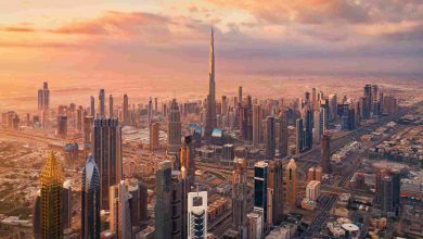 Dubai downtown skyline united arab emirates or ua