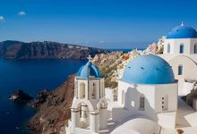 Church of oia in santorini island
