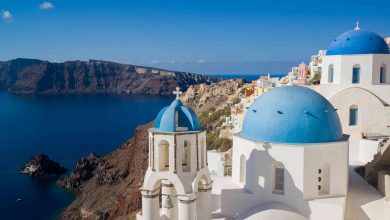 Church of oia in santorini island