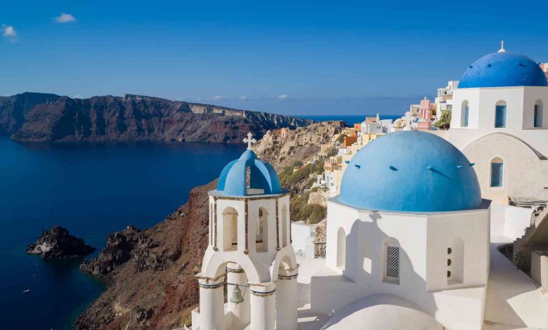 Church of oia in santorini island