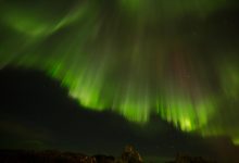 East iceland northern lights