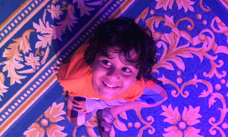Happy kid at enchanted tales of bella magic kingdo