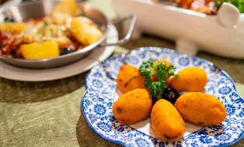 Bacalhau fritters deep fry salt cod with potato b