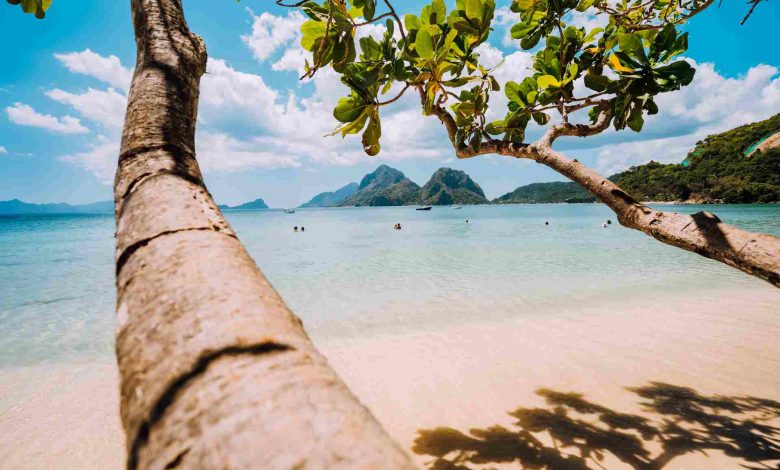 Corong corong beach el nido palawan philippines