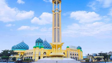 A beautiful view of the great mosque of alkaromah