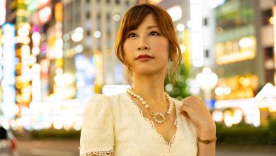 Asian japanese woman engaged in night work such as